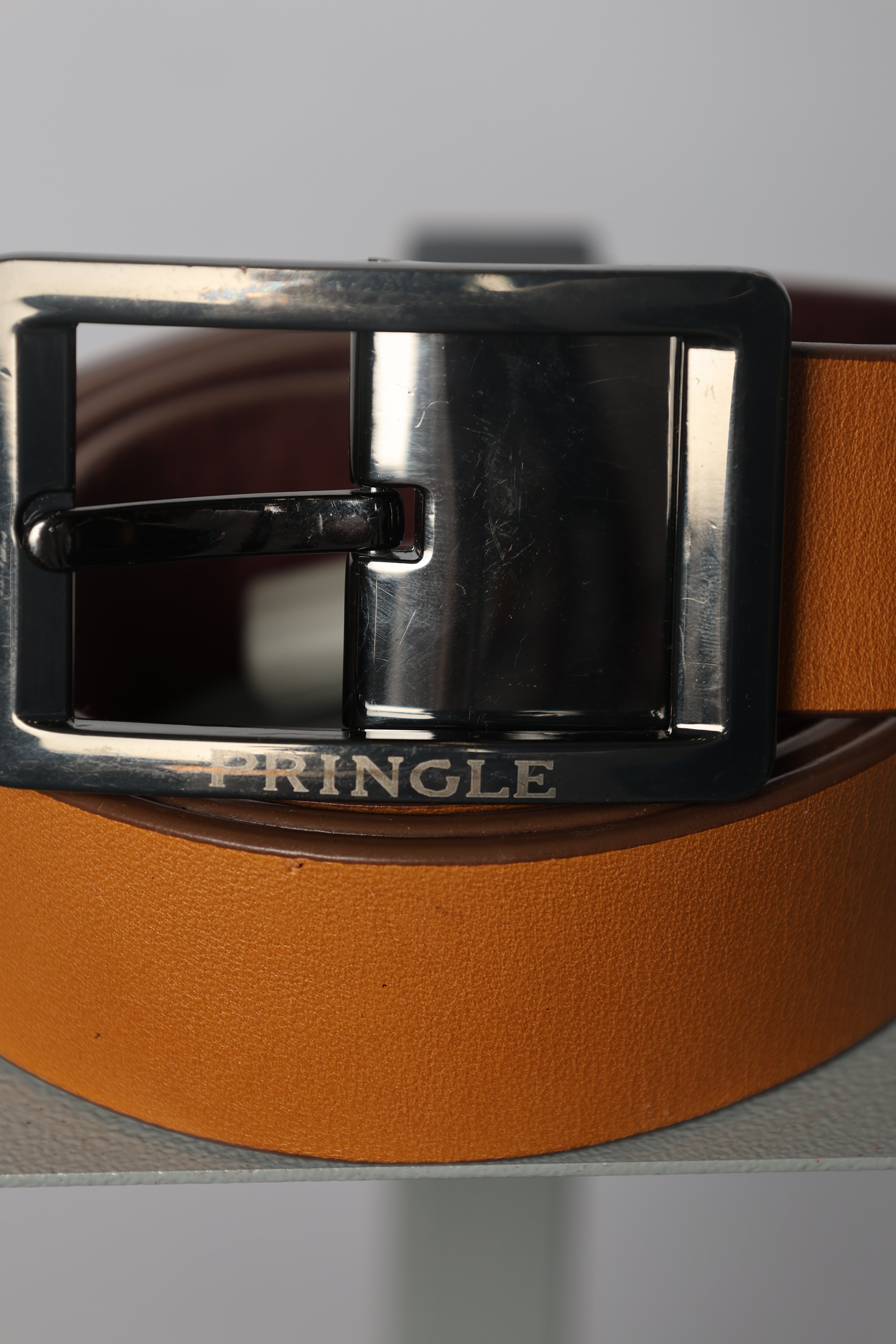 Pringle Belts Alan Rev Tan/Wine